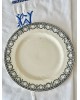 １セット限定  "ルイ16世のガーランド" 平皿、サルグミンヌ花リムプレート、ナイフセット