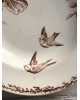 クレイユ・エ・モントロー クルーズ皿「SYLVA」小鳥とドングリ