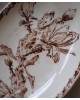Ravier "Cactus" porcelaine opaque de Gien marron