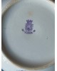 Legumier sans couvercle Gien couleur violette modèle Mangalore, 1886 - 1938