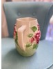 Vase barbotine décor fruits France