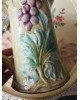 Vase barbotine d'Onnaing art nouveau décor raisin