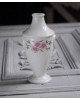 Petit vase porcelaine de paris blanc decor fleurs