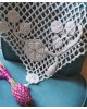 手編み  バラのプチ・ナプロン