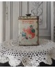 Boite en fer à épices déco fruits Confiturerie Montrouge Pellorce 1900