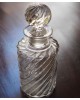 Flacon à parfum en cristal de old Baccarat modèle Bambous