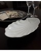 Ravier ancien porcelaine blanche" Coquille" 19ème siècle