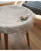 手編みドイリー  バラの花