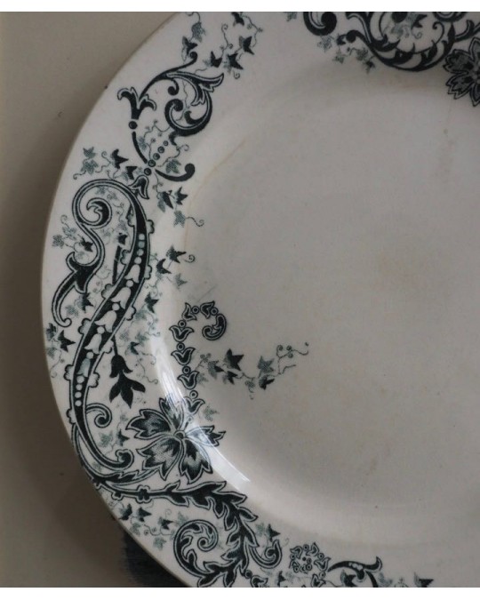 Assiettes plate Choisy le Roi HB&Cie terre de fer modèle 