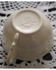 Tasse et sous tasse café ou thé, sarregeuemines couleur ivoire
