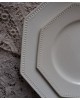 オクトゴナル＆パールのデザート皿　サルグミンヌ