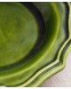 Assiette creuse couleur olive Pichon Uzès