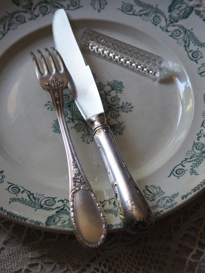 Rockford】 薔薇のディナーナイフ / フォーク ROSEMARY