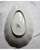 Ravier coquille blanc en porcelaine Creil Montreau 1884 - 1920
