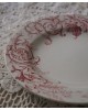 ロカイユ模様のデザート皿 「ヴェルサイユ」リュネヴィル