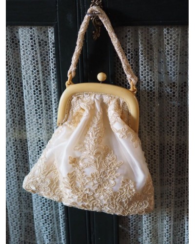 VINTAGE BAGS WITH TULLE AND EMBROIDERY