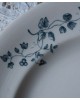 Assiette plates - Longwy - Modèle Mignon B - Décor floral , oiseau 1870 - 1914