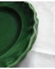 Grande Assiette couleur verte Pichon Uzès