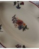 花リム・アイボリーのオーバル皿「Agreste」サルグミンヌ