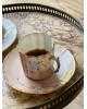 Tasse et sous tasse moka en porcelaine