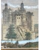 19世紀の版画 "Château de Monthéliard"